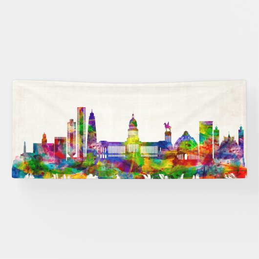 Havana Cuba Skyline Spandoek (Horizontaal)