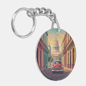 Havana Cuba Sleutelhanger (Voorkant Links)
