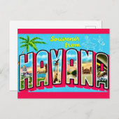 Havana Cuba Souvenir Ansichtkaart Briefkaart (Voorkant / Achterkant)