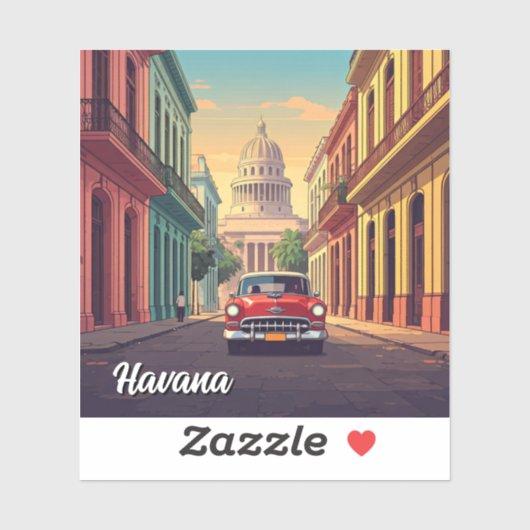 Havana Cuba Sticker (Vel)