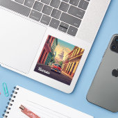 Havana Cuba Sticker (Laptop met iPhone)