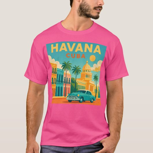 Havana Cuba T-shirt (Voorkant)