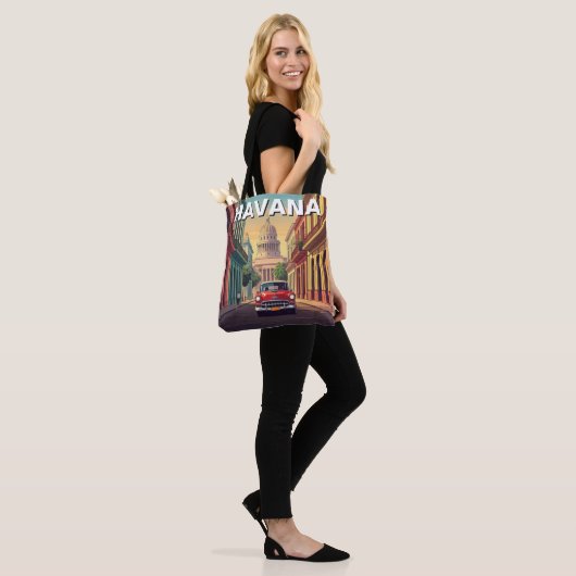 Havana Cuba Tote Bag (Op model)