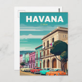 Havana, Cuba - vakantie afbeelding briefkaart (Voorkant / Achterkant)