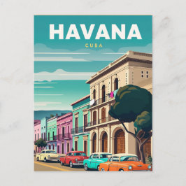 Havana, Cuba - vakantie afbeelding briefkaart