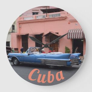 Havana Cuba Vintage Car Coral Architecture Grote Klok