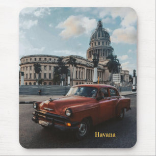 Havana Cuba Vintage Klassieke Auto  Muismat
