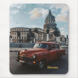 Havana Cuba Vintage Klassieke Auto  Muismat