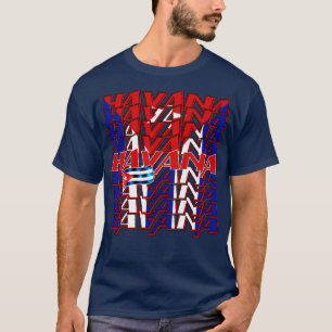 Havana Cuba vlag 2 T-shirt