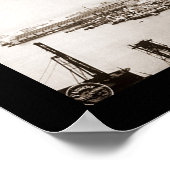 Havana Cuba Waterfront Foto 1920 Poster (Hoek)