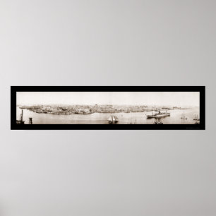 Havana Cuba Waterfront Foto 1920 Poster