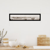 Havana Cuba Waterfront Foto 1920 Poster (Keuken)