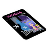 Havana, Dansende Nachten, Vintage Magneet (Rechterzijde)