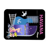 Havana, Dansende Nachten, Vintage Magneet (Horizontaal)
