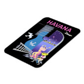 Havana, Dansende Nachten, Vintage Magneet (Linkerzijde)