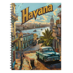 Havana Dreams: Cruise in een vintage auto Notitieboek