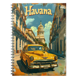 Havana Dreams: Cruise in een vintage auto Notitieboek