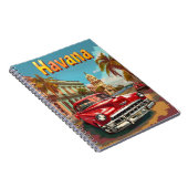 Havana Dreams: Cruise in een vintage auto Notitieboek (Rechterzijde)