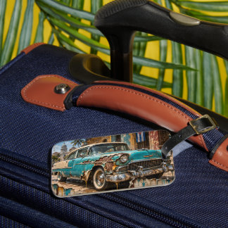Havana Dromen, Roestig Chroom Bagagelabel