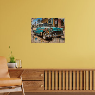 Havana Dromen, Roestig Chroom Poster