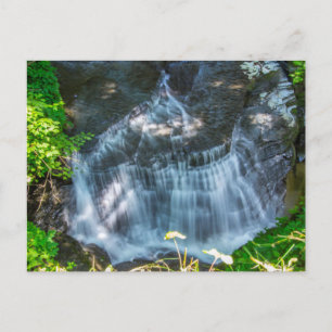 Havana Glen Park, Montour Herfsten, New York Briefkaart