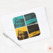 Havana II Vierkante Sticker (Envelop)