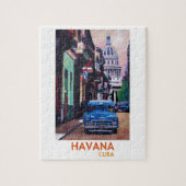 Havana in Cuba - El Capitolo met de oldtimer Legpuzzel (Verticaal)