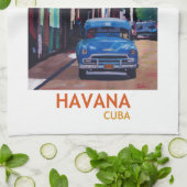 Havana in Cuba - El Capitolo met de oldtimer Theedoek (Gevouwen)