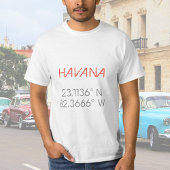 Havana Longitude Latitude T-shirt