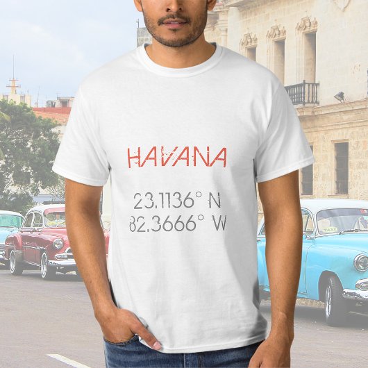 Havana Longitude Latitude T-shirt