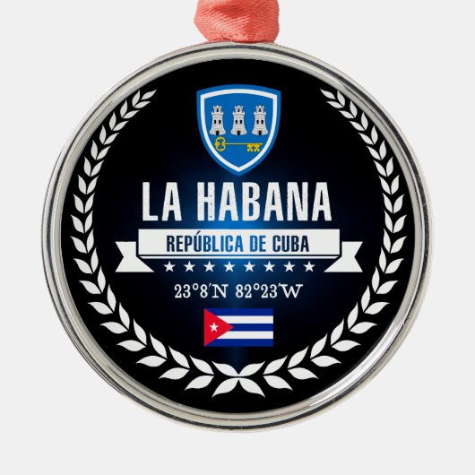 Havana Metalen Ornament (Voorkant)