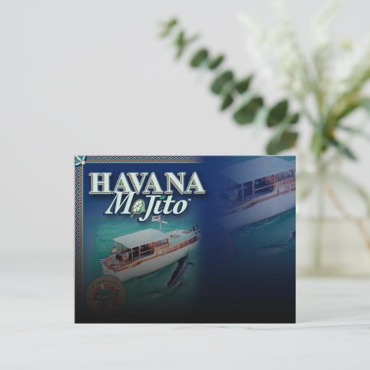 Havana Mojito Post Card Briefkaart (Staand voorkant)