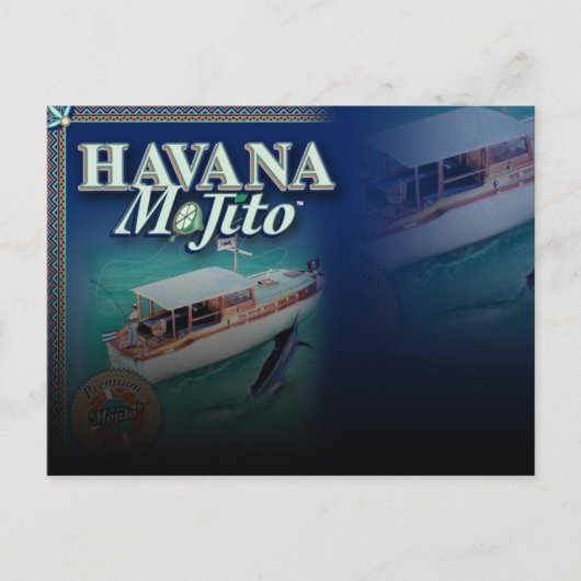 Havana Mojito Post Card Briefkaart (Voorkant)