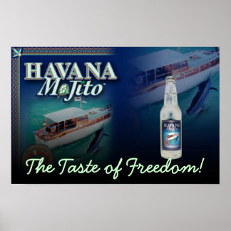 Havana Mojito the Taste of Freedom Canvas Print
