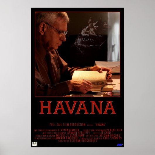Havana Movie Poster (Voorkant)