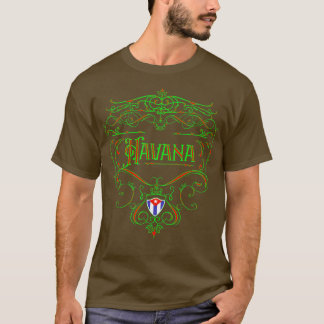 Havana  Neon ontwerp T-shirt