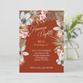 Havana Night Tropical Cuban 30th Birthday Kaart (Staand voorkant)