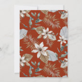 Havana Night Tropical Cuban 30th Birthday Kaart (Achterkant)