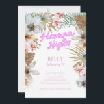 Havana Nights Cuban 30th Birthday Kaart<br><div class="desc">Steek je 30e verjaardag viering op met deze prachtige Havana nachten Cubaanse themauitnodigingen! Met botanische en neonelementen zijn deze uitnodigingen boho en tropisch.</div>