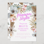 Havana Nights Cuban Bachelorette Weekend Kaart (Voorkant / Achterkant)