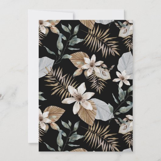 Havana Nights Cuban Neon 30th Birthday Kaart (Achterkant)