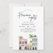 Havana Nights Feest | Cubaanse Thema Verjaardag Kaart (Voorkant)