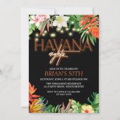 Havana Nights, Havana Nights Feest, Tropische Uitn Kaart (Voorkant)