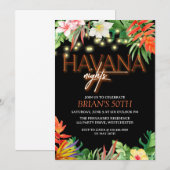 Havana Nights, Havana Nights Feest, Tropische Uitn Kaart (Voorkant / Achterkant)