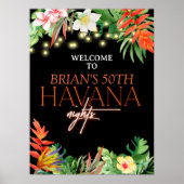 Havana Nights, Havana Nights Party, Tropisch Poster (Voorkant)