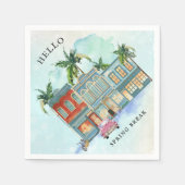 Havana Nights | Spring Break Party Servet (Voorkant)