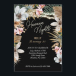 Havana Nights Tropische Floral Cuban 30th Birthday Kaart<br><div class="desc">Steek je 30ste verjaardag viering op met deze tropische flora Havana nachten Cubaanse themauitnodigingen! Met botanische elementen zijn deze uitnodigingen boho en tropisch.</div>