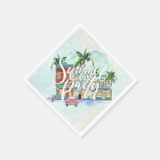 Havana Nights | zomerfeest Servet (Hoek)