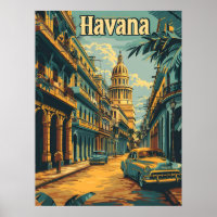 Havana Nostalgia: Vintage auto's in de oude stad