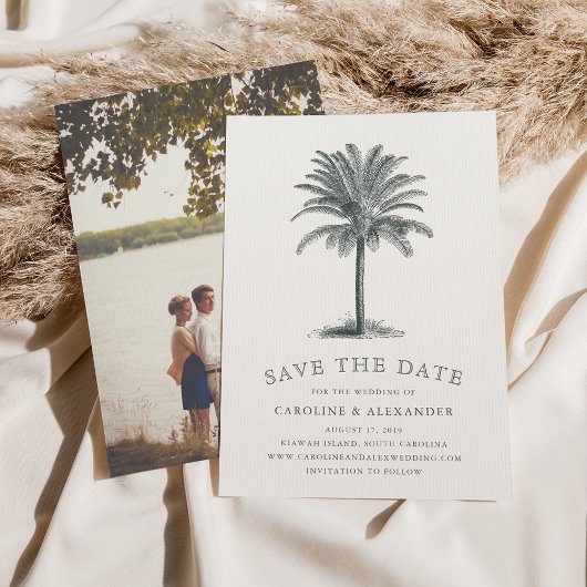 Havana Palm | Elegant  Tropisch Save The Date